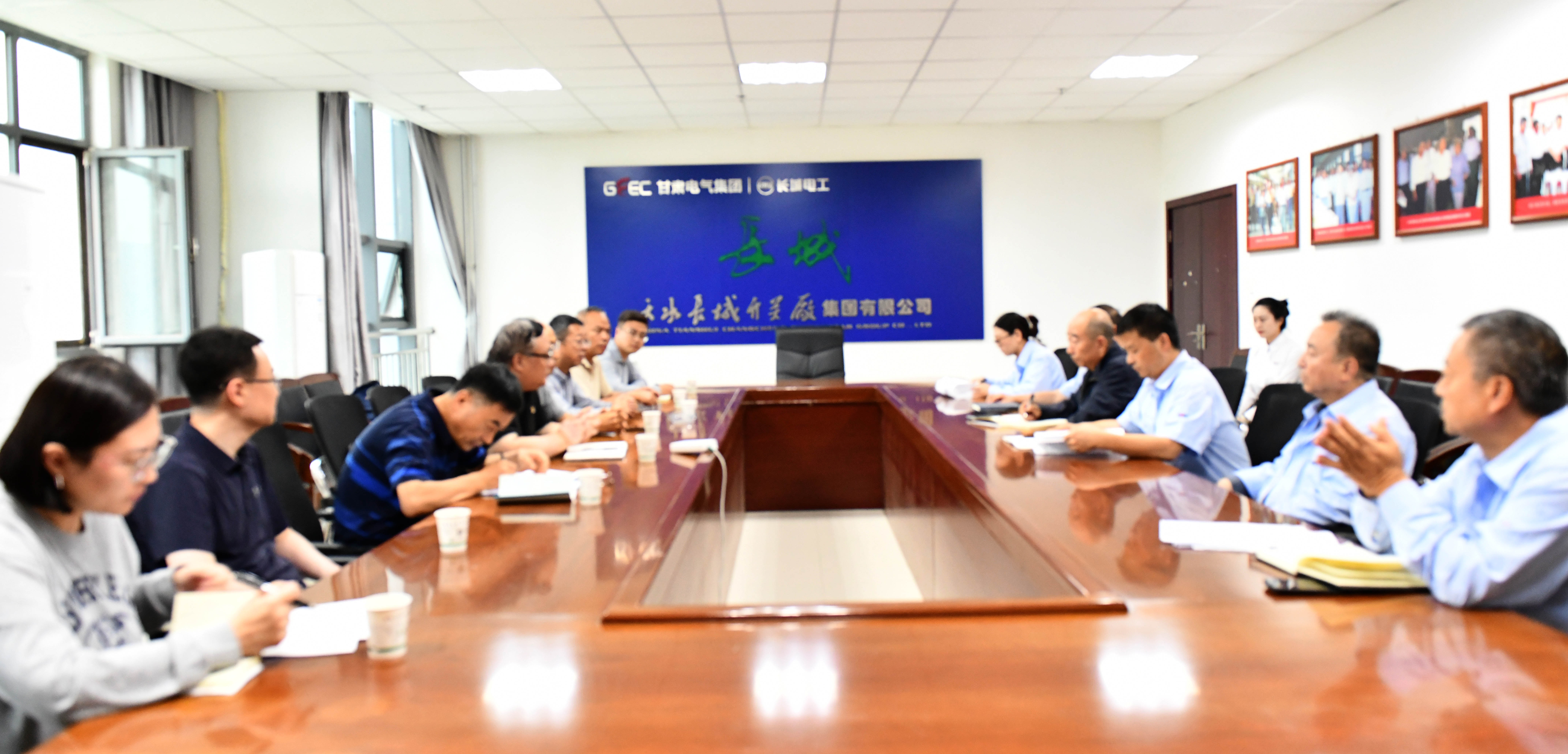 国家开发银行甘肃省分行来918博天堂(中国区)官方网站厂集团走访调研